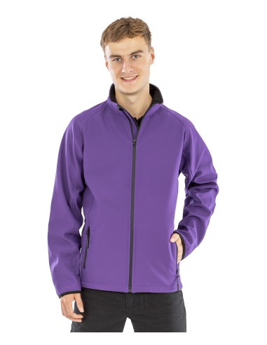 RES-R231M-Men's Printable Softshell Jacket with Recycled Fleece Inner